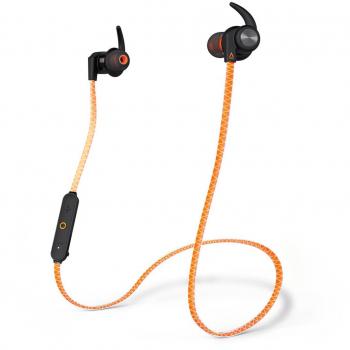 Outlier Sports von Creative – In‑Ear Bluetooth Kopfhörer, schweißresistent, Orange