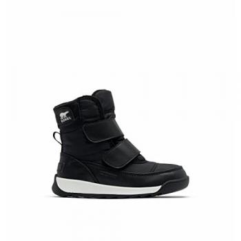 Sorel Kinder Schneeschuhe Whitney II Strap WP NC3919-010 in Schwarz