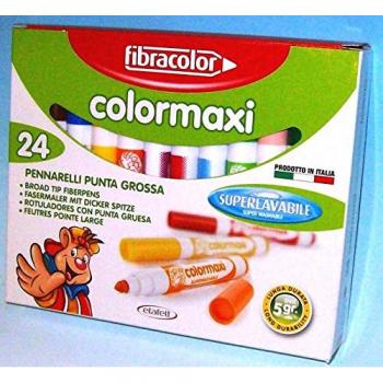 Pennarelli Colormaxi Fibracolor 24 colori