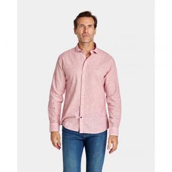 Corte Slim Rayas Rosadas Spagnolo