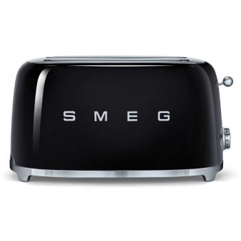 Smeg TSF02BLEU 4-Scheiben-Toaster Schwarz