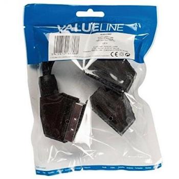 Cabo SCART a 2x SCART, 0.2m Negro