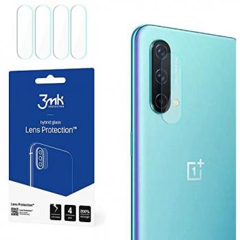 Schwarzer 3MK Hybrid‑Glas Lens Protection für OnePlus Nord CE 5G