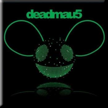 Deadmau5 One-Size Black & Green Fridge Magnet