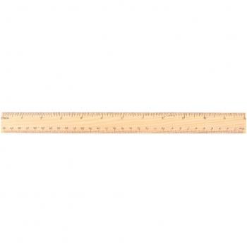 Règle en bois 15 cm pour étudiants