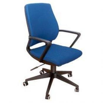 Silla Makro Azul con 5 Ruedas
