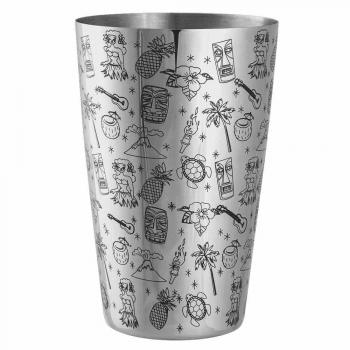 Etched Pattern Cocktail Shaker
