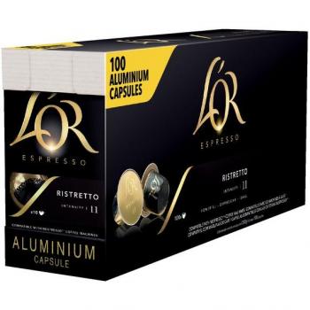 L Or Koffiecups L'Or espresso Ristretto 100 stuks