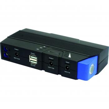 Kunzer MPB150 15 000 mAh Powerbank mit mehreren Taschen – Schwarz
