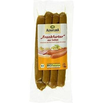 Bio Frankfurter Wurst aus Seitan, 4 Stück, 200g
