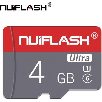Nuiflash Micro SD 16 Go – Flash Memory 80 Mo/s, Format MicroSD