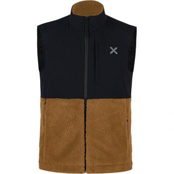 Chaqueta de Montura Sherpa Negra y Marrón Intenso – XL+