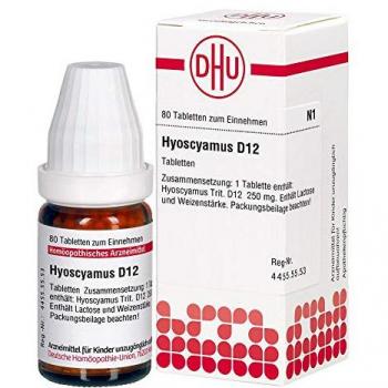DHU Hyoscyamus D12 80 Tabletten