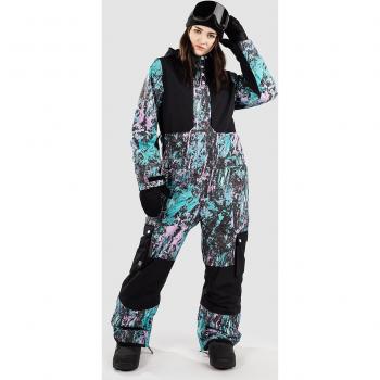 Luna Coal Black Graphic Onesuit Outerwear