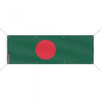 Bangladesh Pride Banner 8 Eyelets 160x480cm