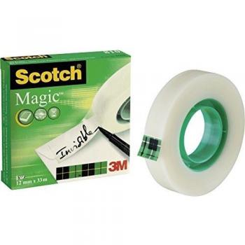 CINTA ADHESIVA SCOTCH MAGIC INVISIBLE 33 MT X 12 MM