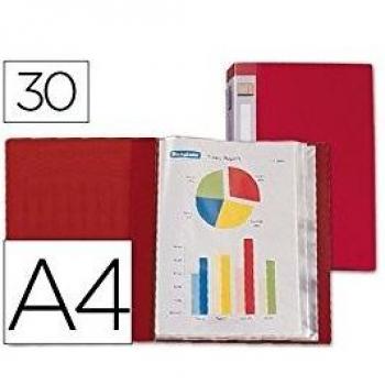 Capa de Apresentação 30 Bolsas A4 Vermelha
