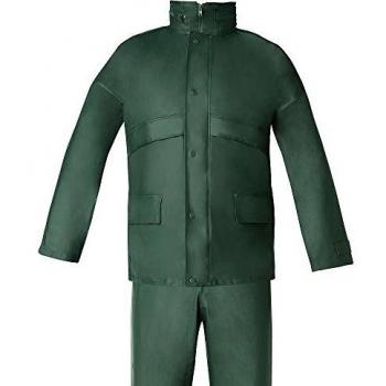 Traje de agua impermeable verde poliuretano talla 8-xl