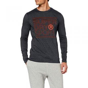 Maglia Superdry Core L/S in stile black & white twist, taglia M