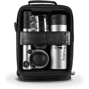 Handpresso Pump Set Silver 48302 – Complete Portable Espresso Machine with ESE Pod & Ground Coffee Functionality