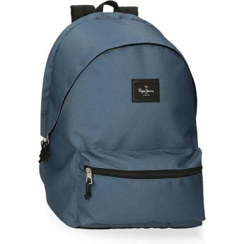 Pepe Jeans 24L Blue Denim Backpack – Aris Ever – One Size