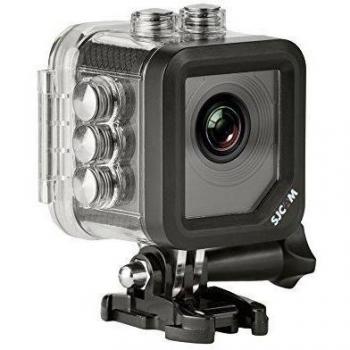 SJCam M10 Plus (cámara de deportes con WiFi, pantalla LCD de 1.5, grabación de video en 2k y resistente al agua hasta 30 metros) edición en español en color plata