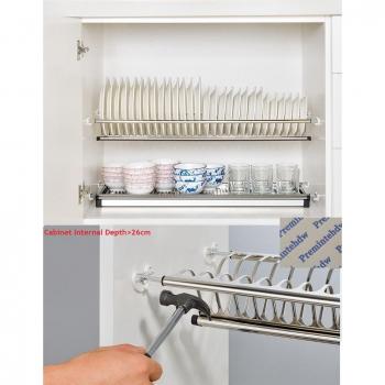 Soporte de Platos de Acero Inoxidable 49-73cm