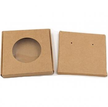 50 Set Paper Jewelry Boxes for Wedding Jewelry 6x6x1cm