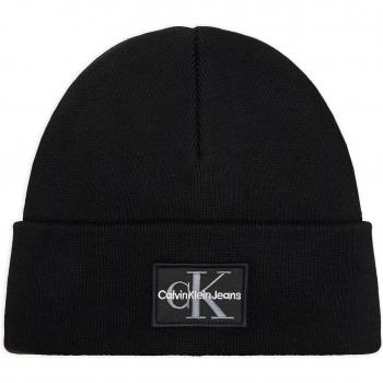 Calvin Klein Jeans Mono Logo Beanie K50K512148 in Schwarz