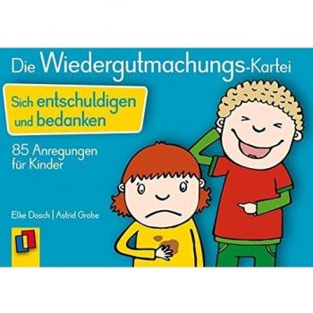 Die Wiedergutmachungs-Kartei: Sich entschuldigen und bedanken