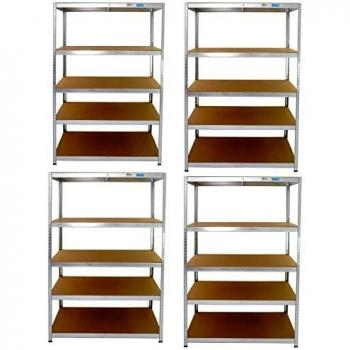 Kellerregal 4er Set 180 x 120 x 60 cm bis 875 kg