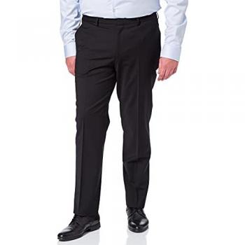 Pantaloni nero HUGO con piega frontale Hesten
