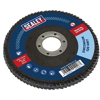 Sealey 120g Zirconium Flap Disc 115mm