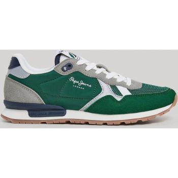 PB S40003 Zapatillas Deportivas Niño Verde Plano