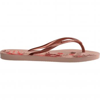 Tongs Havaianas Slim Organic Rose Ballet / Golden Blush / Gold EU 43-44