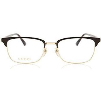 Gucci GG0131O 002 Lentes Recetadas Dorados Hombre 53