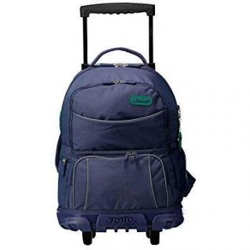 Mochila con Ruedas Estampado Blue Indigo