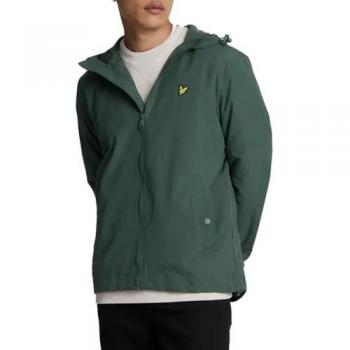 Lyle & Scott Green Zip Through Hooded Jacket (X-Small, Men's)
