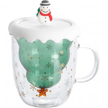 Tasse Café Festive Glass – 300 ml double isolation