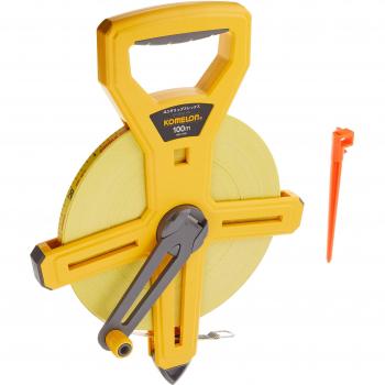 Komelon 100m Fiberglass Measuring Tape 13mm Width