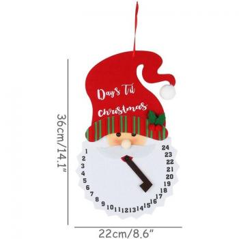 Christmas Countdown Wall Hanging Advent Calendar