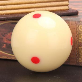 Indoor 2-1/4 Red Dots Billiard Ball