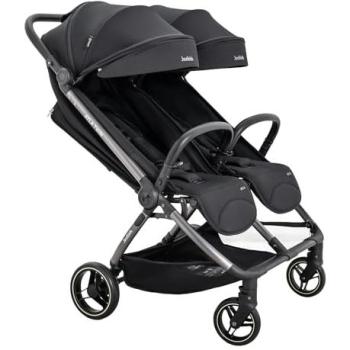 Black Twin Pushchair – JoviKids Ayla Model