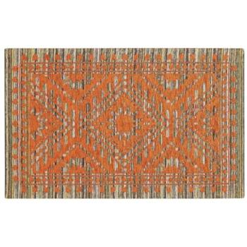 Tappeto Arredo Kenya 65x220 Arancio, Antiscivolo per Salotto e Camera
