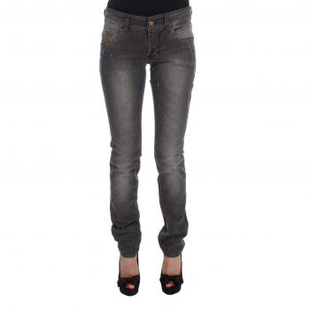 Jean de mujer gris John Galliano con blend de algodón y stretch