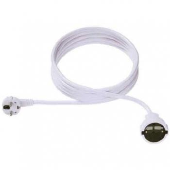 Bachmann 341.287 Prolunga 16 A Bianco 4.00 m H05VV-F 3G 1,5 mm²