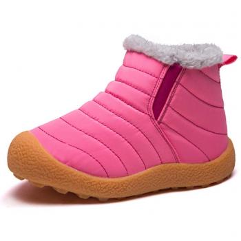 Gefütterte Schneestiefel – Wasserdichte Winter Sneaker – Für Mädchen – Pink – EU 31 / CN 32