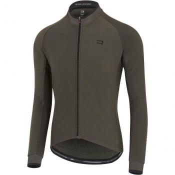 Pull Thermique Core pour Cyclistes Manche Longue Kaki