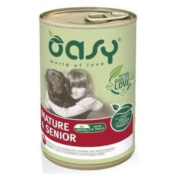 Oasy Wet Dog Lifestage Patè Cibo Umido Cani Mature/senior Lattina 400g