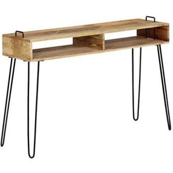 Table Console en Bois de Manguier Massif